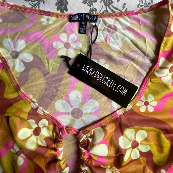 Dolls kill mesh crop top - Picture 4 of 4